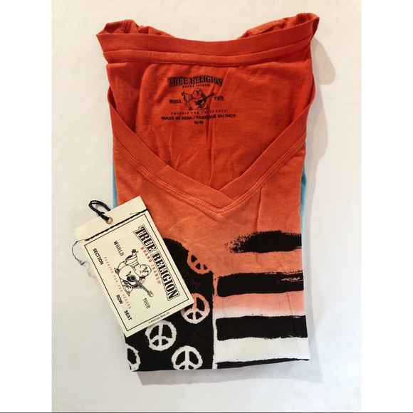 TRUE RELIGION AMERICAN HEART T-SHIRT SZ M - Picture 5 of 7